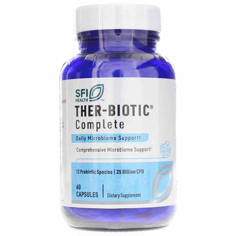 TherBiotic Complete Probiotic 25 Billion CFU, Klaire Labs
